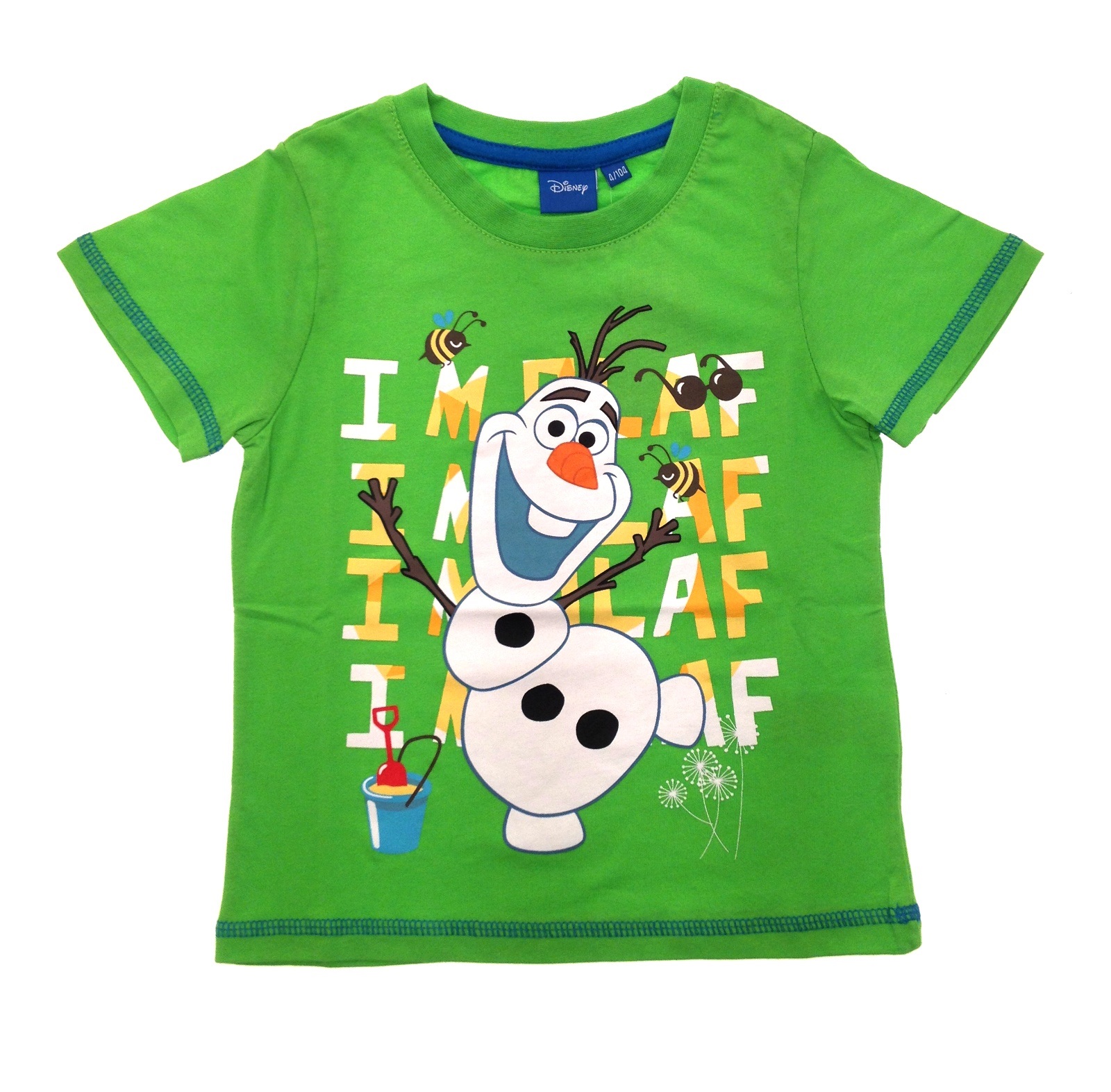 Girls Boys Official Disney Frozen TShirts Kids Olaf Summer Tops Size